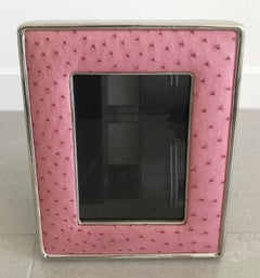 Pink Leather Photo Frame by Fabio Ltd