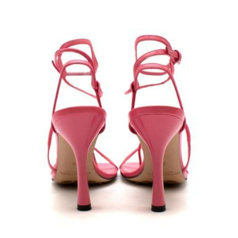 baby pink strappy heels