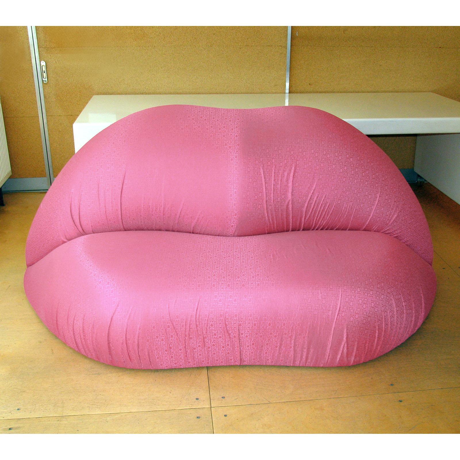 Pink Lips Sofa in the Style of Salvador Dali For Sale at 1stDibs pink