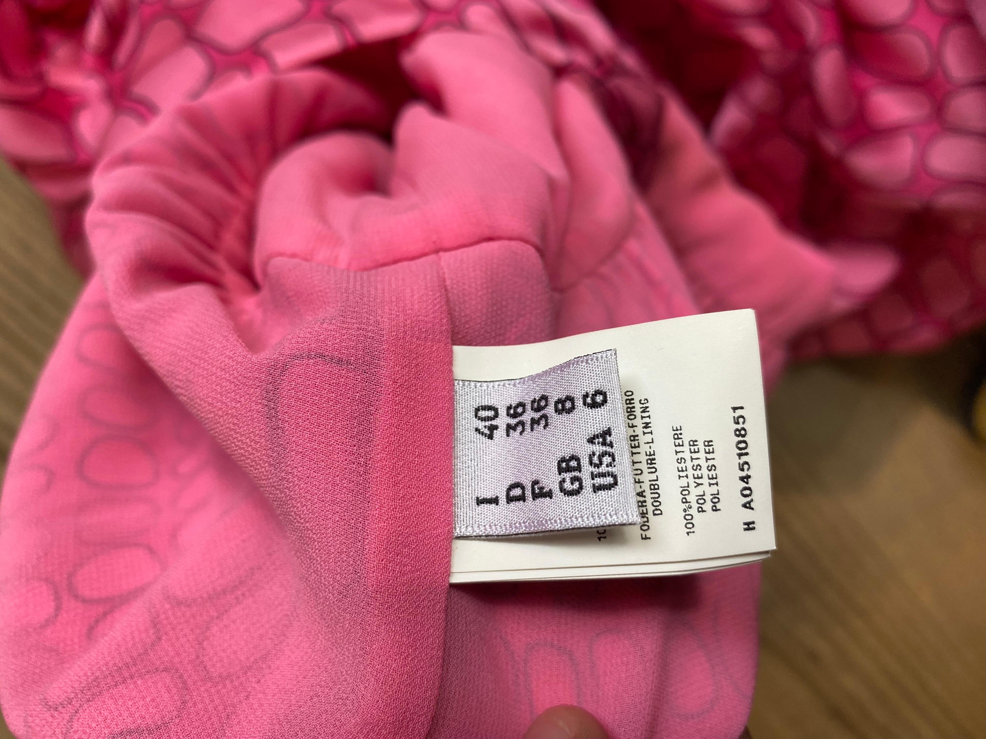 pink long Elegant dress Moschino Cheap and Chic For Sale 2