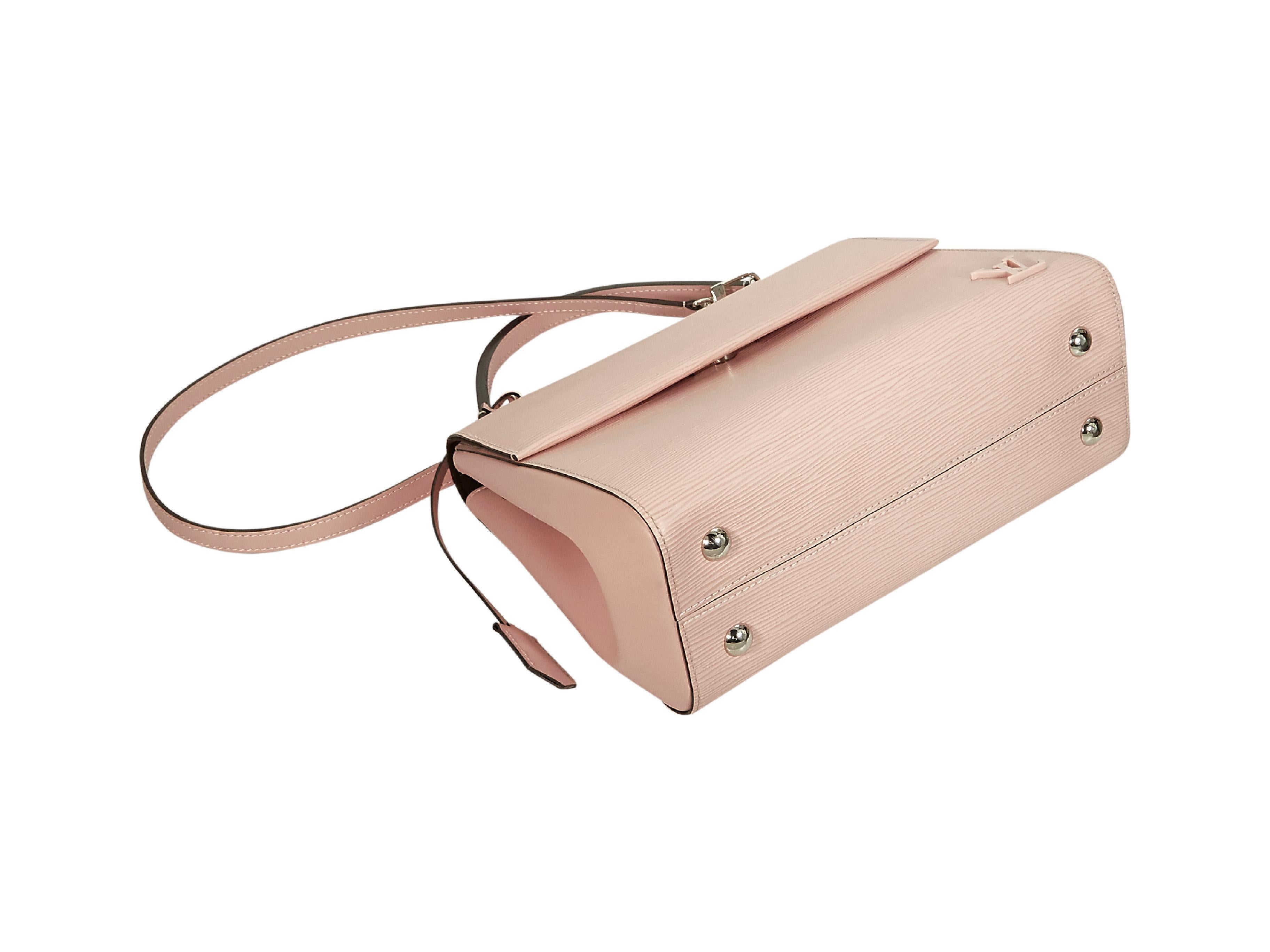 Pink Louis Vuitton Epi Leather Cluny MM Handbag In Good Condition In New York, NY