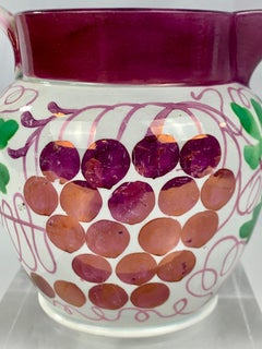 Pink Lustre Pitcher Made in England Circa 1820