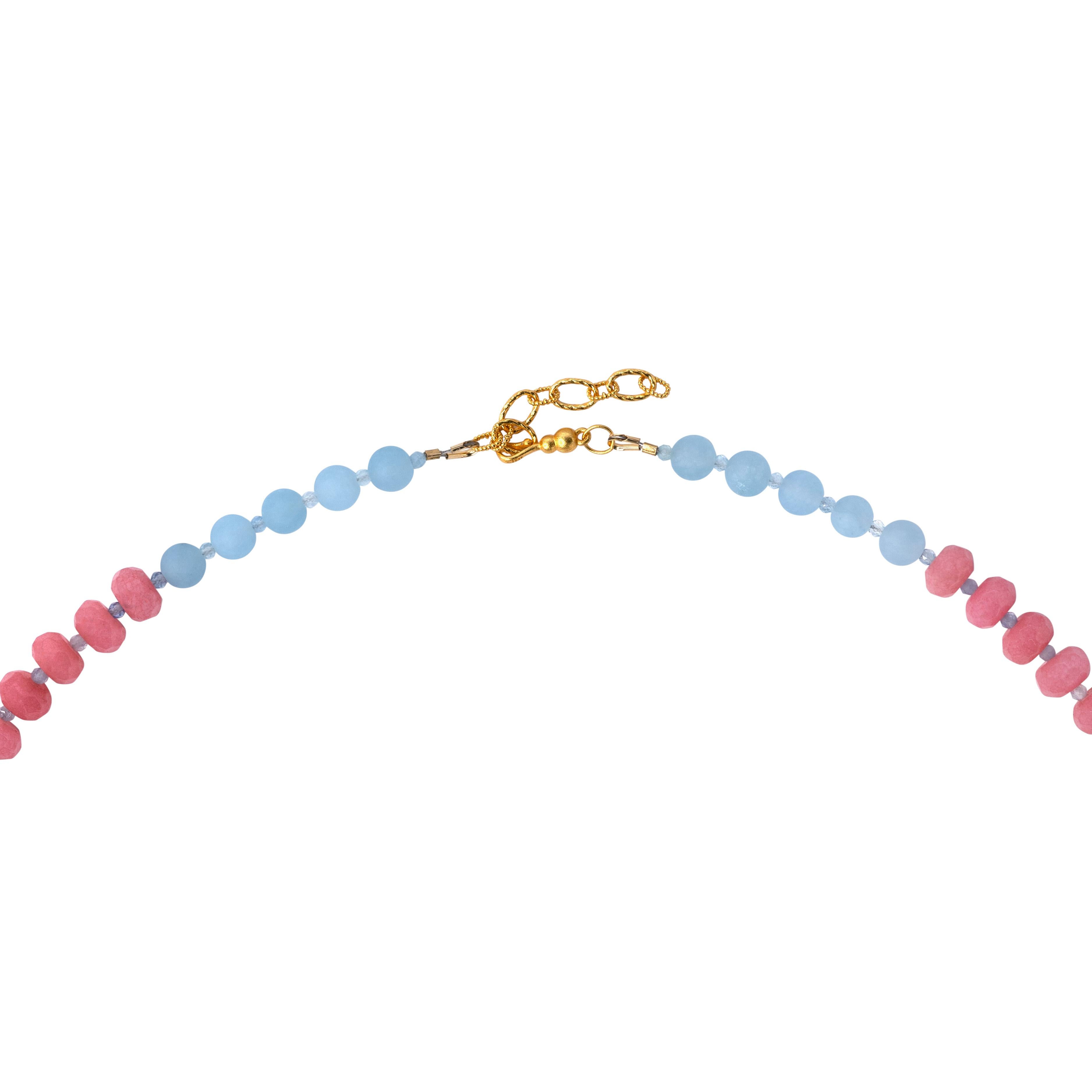 Embrace the gentle power of femininity with this pink Malaysian jade necklace. Its soft hue will envelop you in a sense of nurturing love and self-compassion, reminding you of your inner strength and beauty with every wear.

	•	23