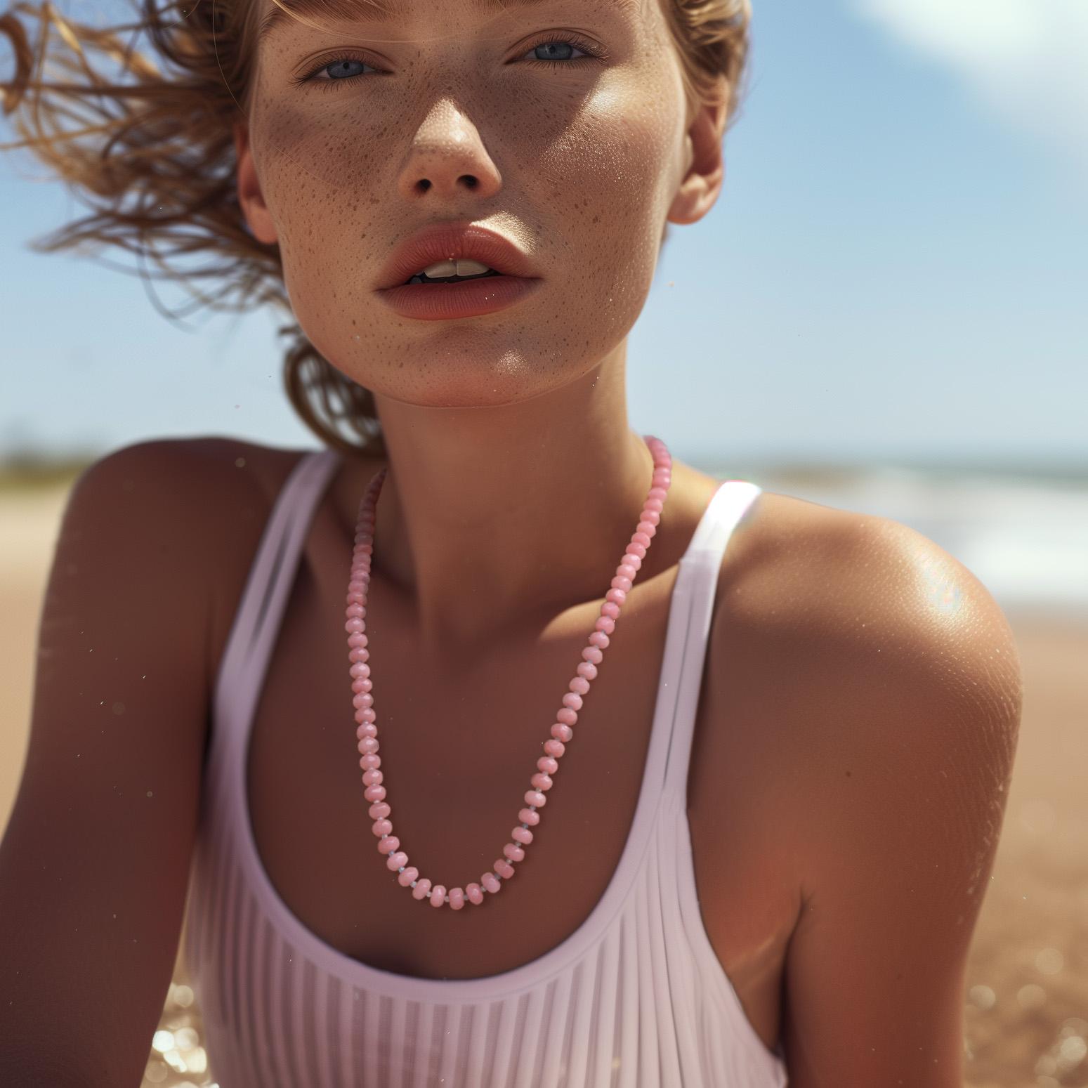 Abbraccia il dolce potere della femminilità con questa collana di giada rosa della Malesia. La sua morbida tonalità ti avvolgerà in un senso di amore nutriente e di autocompassione, ricordandoti la tua forza interiore e la tua bellezza a ogni