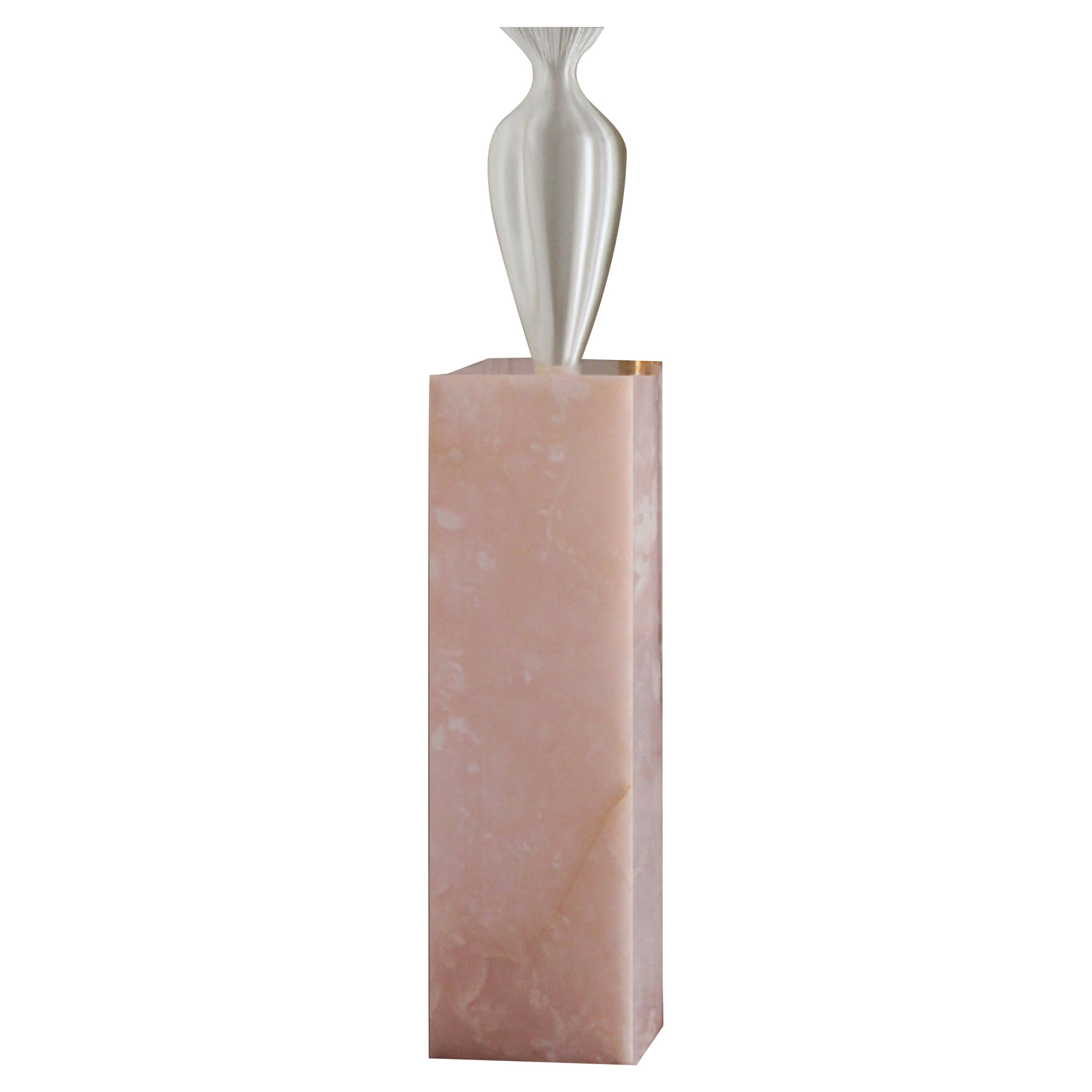 Pink Marbera onyx base