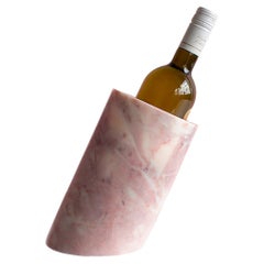 Rafraîchisseur à vin angulaire en marbre rose