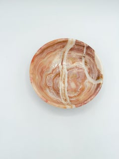 Pink Marble Bowl Catchall Late 20th Century