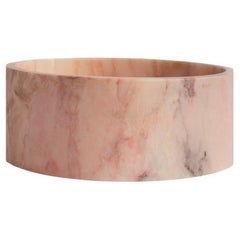 Pink Marble Cylinder Bowl