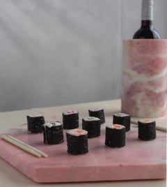 Pink Marble Hexagon Platter