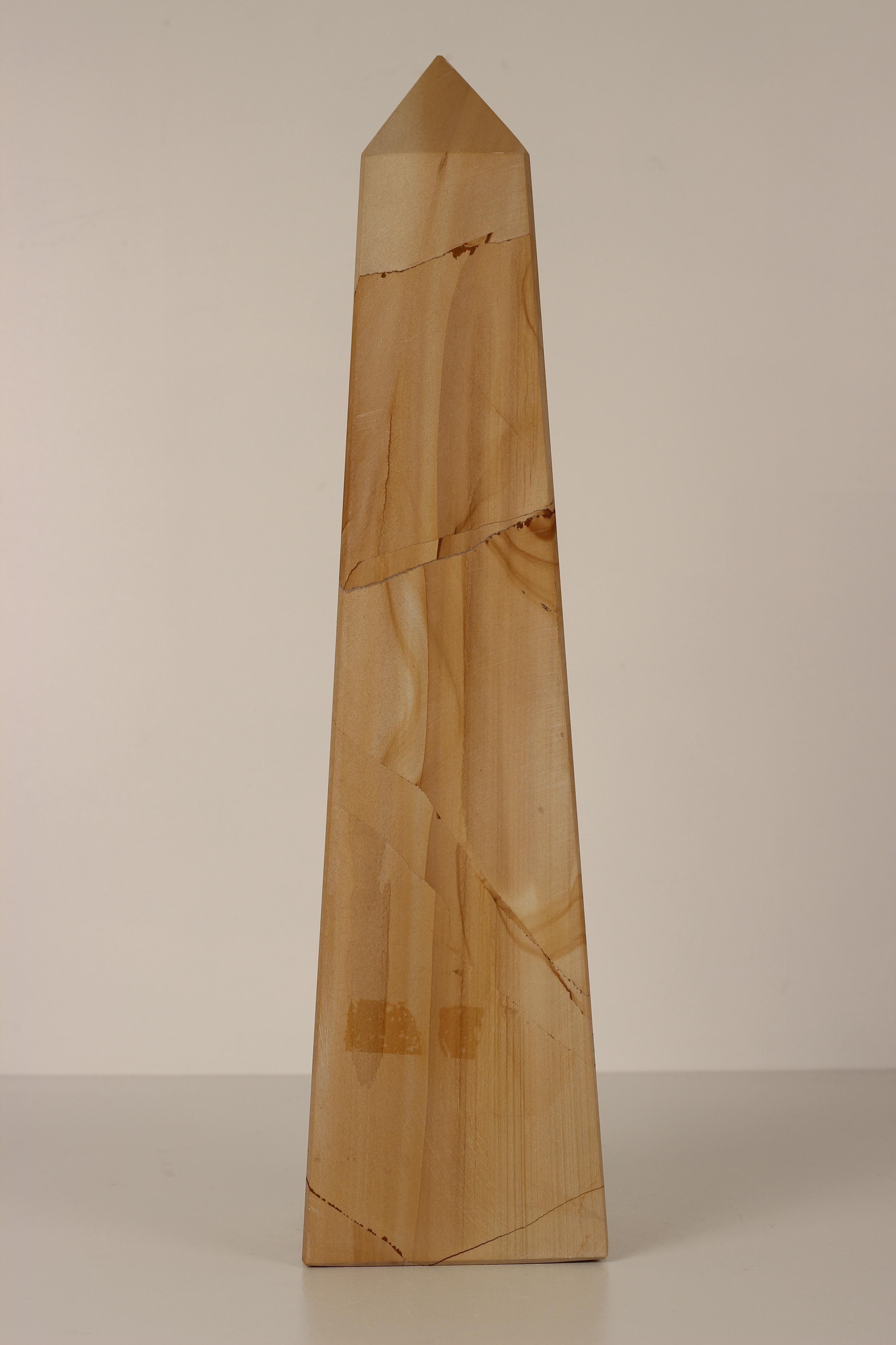 A Large Marble Obelisk from Italy in the style of the Grand Tour collectibles. This piece would look perfect in your wunderkammer collection or set on your desk of curiosities.

General note: Shipping quotes as supplied by 1stdibs are only