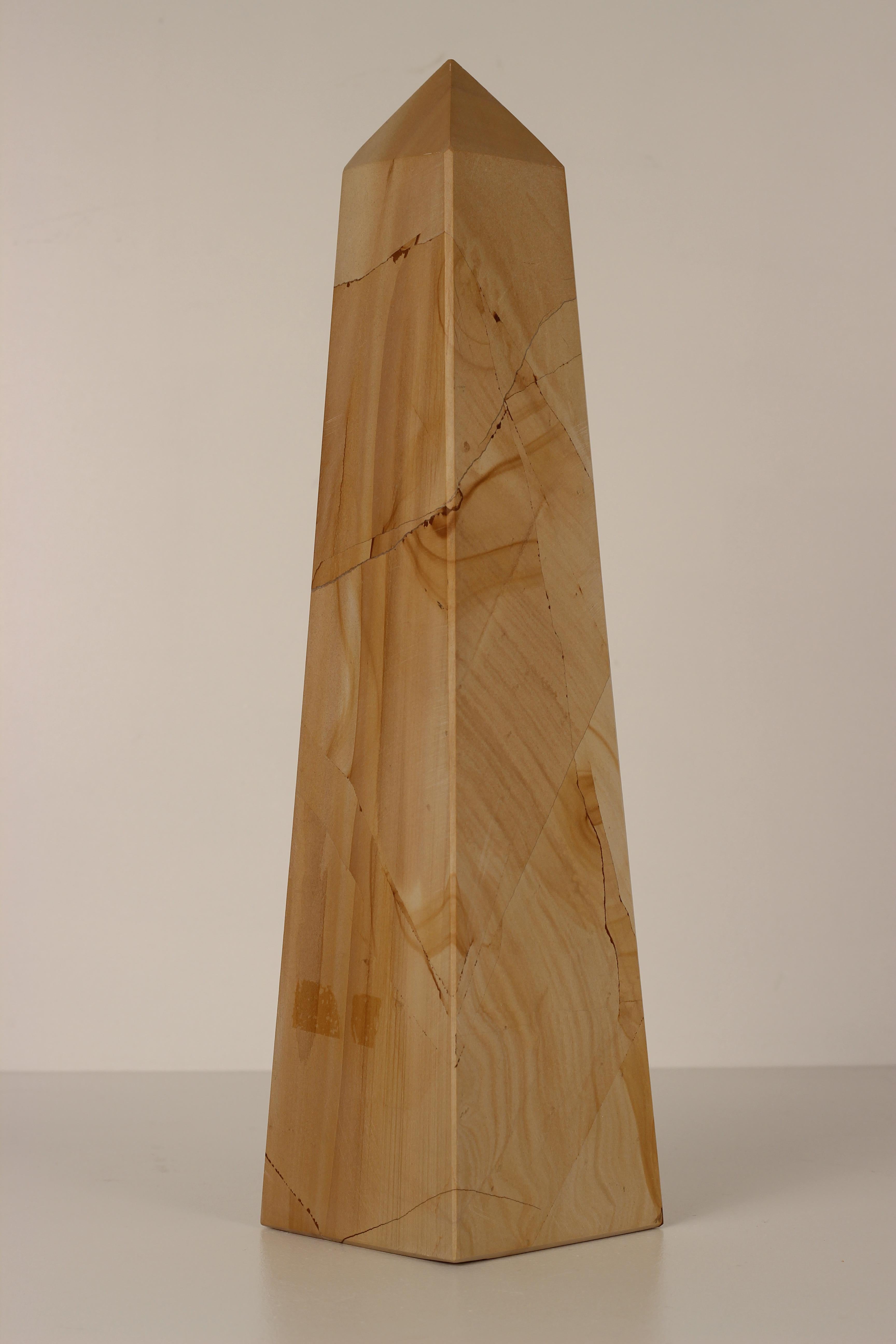 Italian Pink Marble Obelisk in the Style of the Grand Tour For Sale