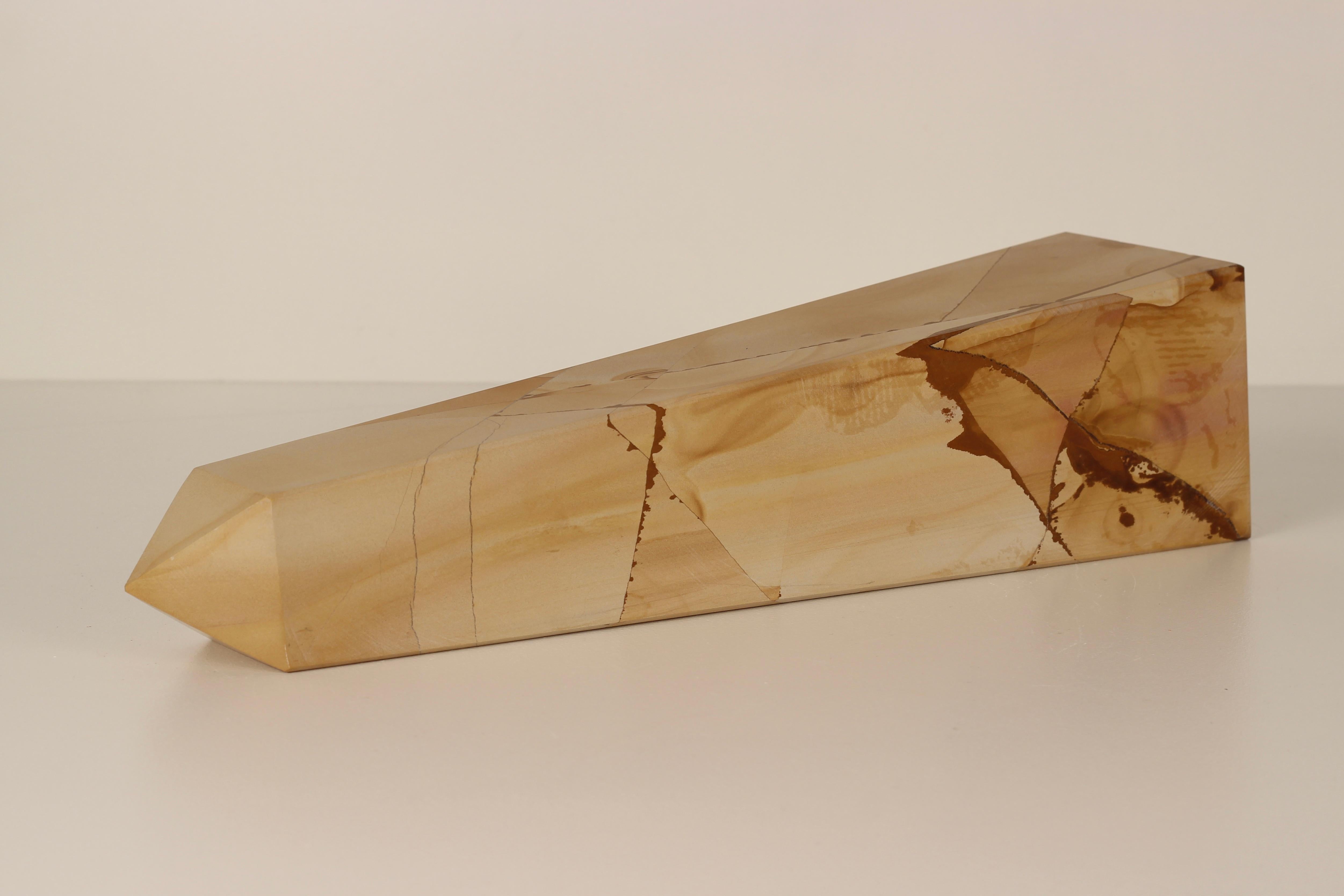 Stone Pink Marble Obelisk in the Style of the Grand Tour