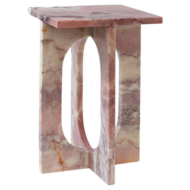 Calacatta Marble Side Table 'BOND" For Sale at 1stDibs