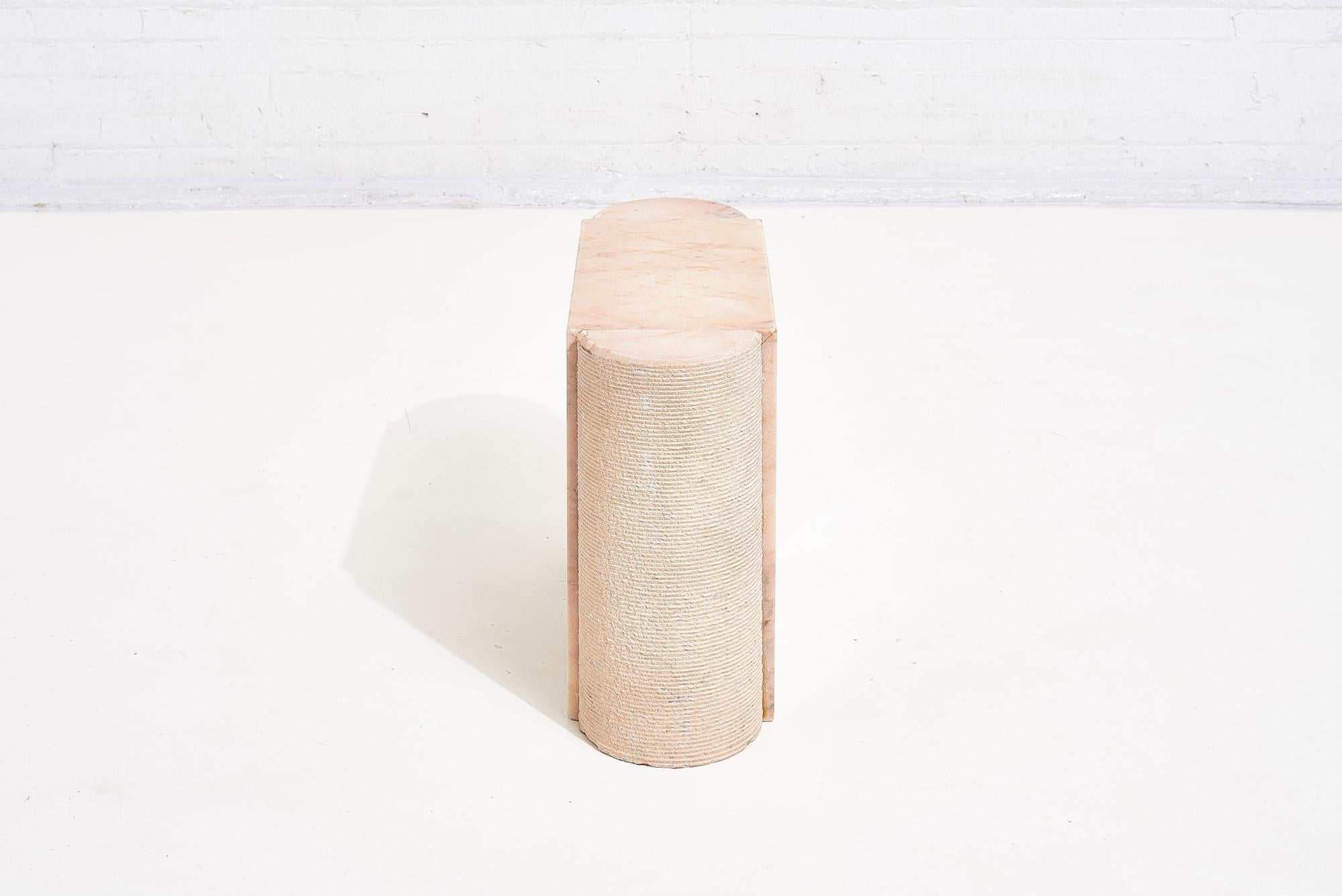 rose marble side table