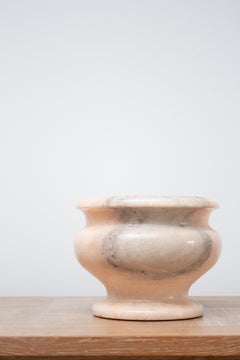 Pink Marble Urn Planter