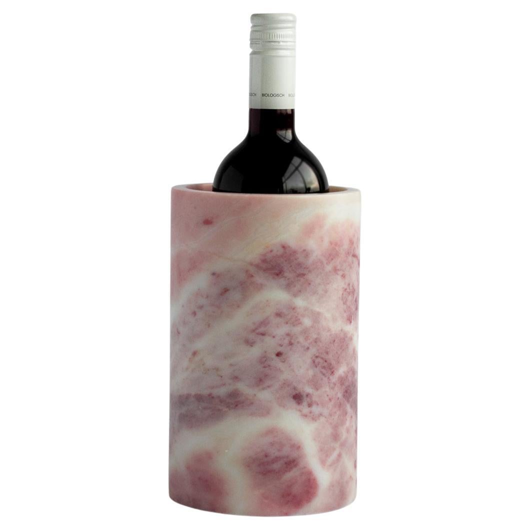 Pink Marble Wine Cooler / Vase