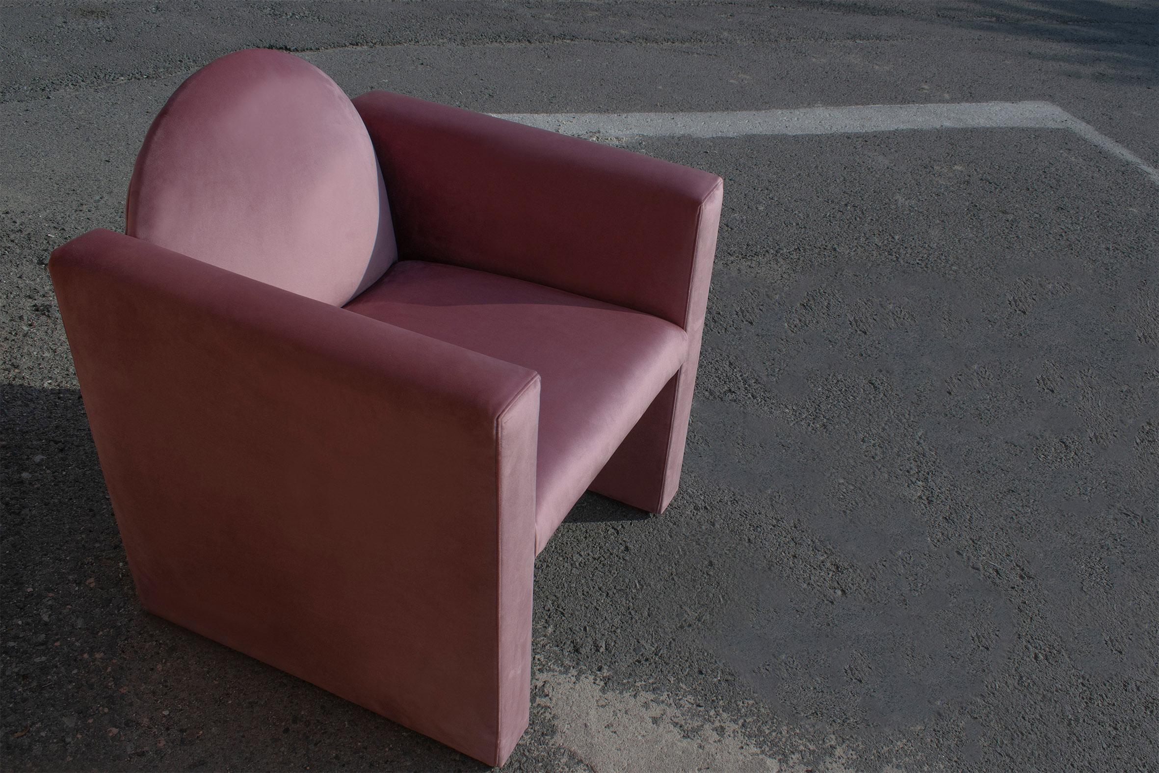 Post-Modern Pink Marika Armchair by Studio Christinekalia For Sale