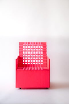 Clubchair 86 rosa Mary Heilmann de Mary Heillmann