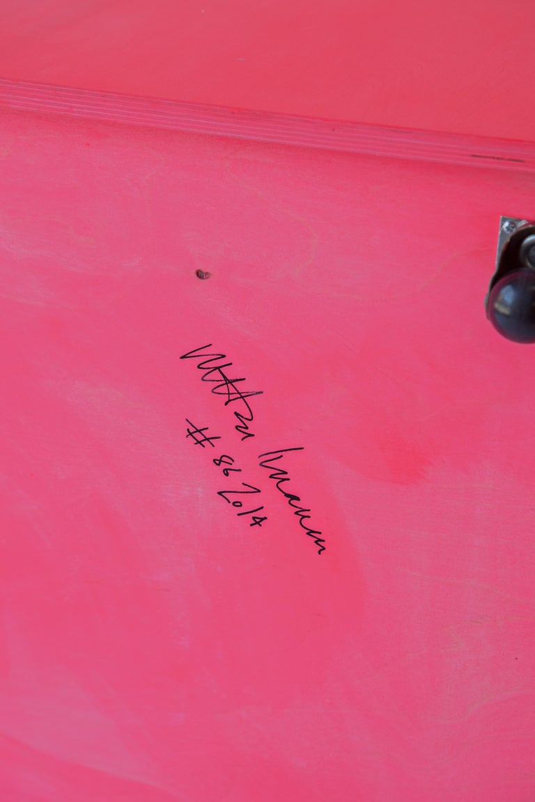 Pink Mary Heilmann Clubchair 86 by Mary Heillmann For Sale 1