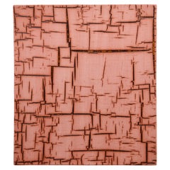 Pink Matrix - Ceramic wall art by William Edwards