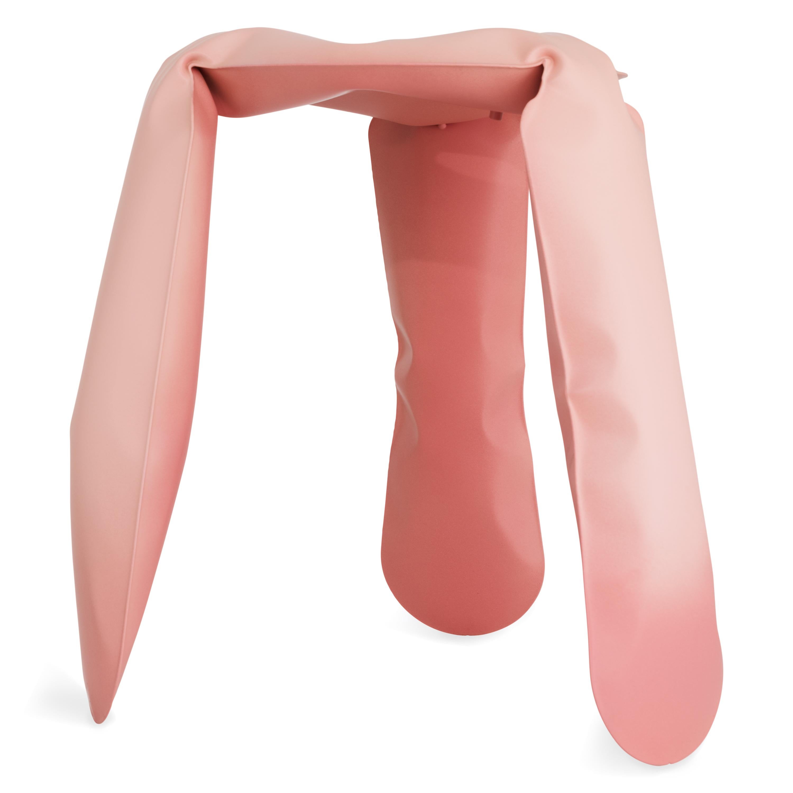 Post-Modern Pink Matt Plopp Standard Cotton Candy Stool by Zieta For Sale