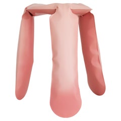 Pink Matt Plopp Standard Cotton Candy Stool by Zieta