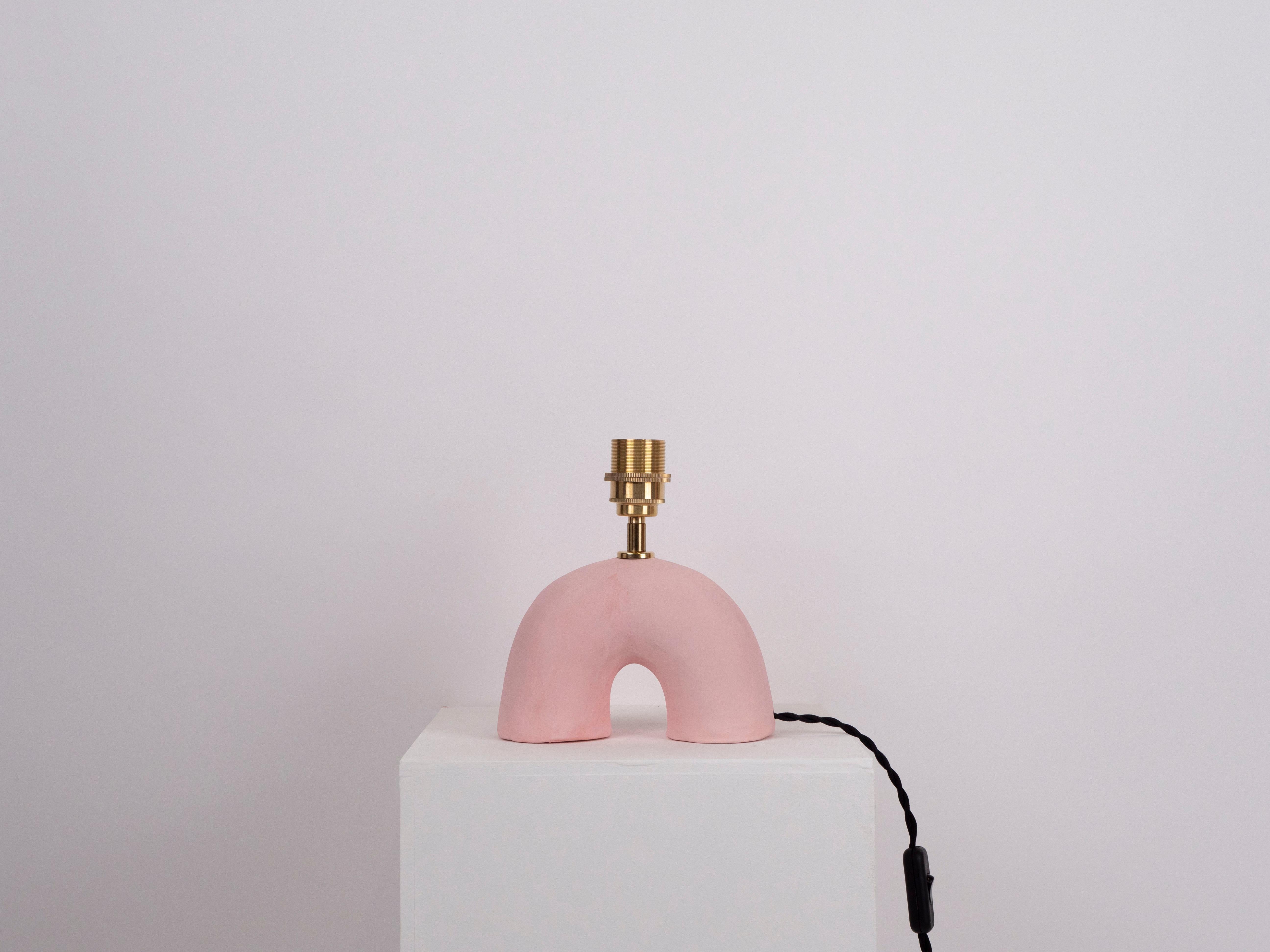 Glazed Pink ‘Me’ Lamp For Sale