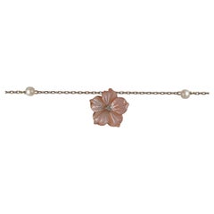 Pink Mother of Pearl Anklet