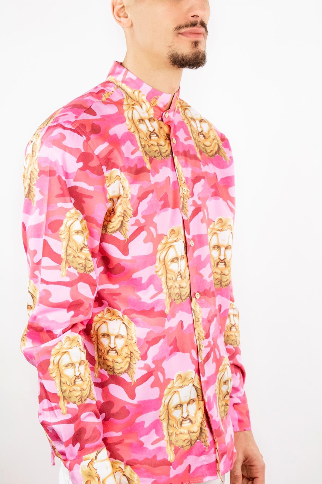 Men's Pink multicoloured Zeus shirt NWOT