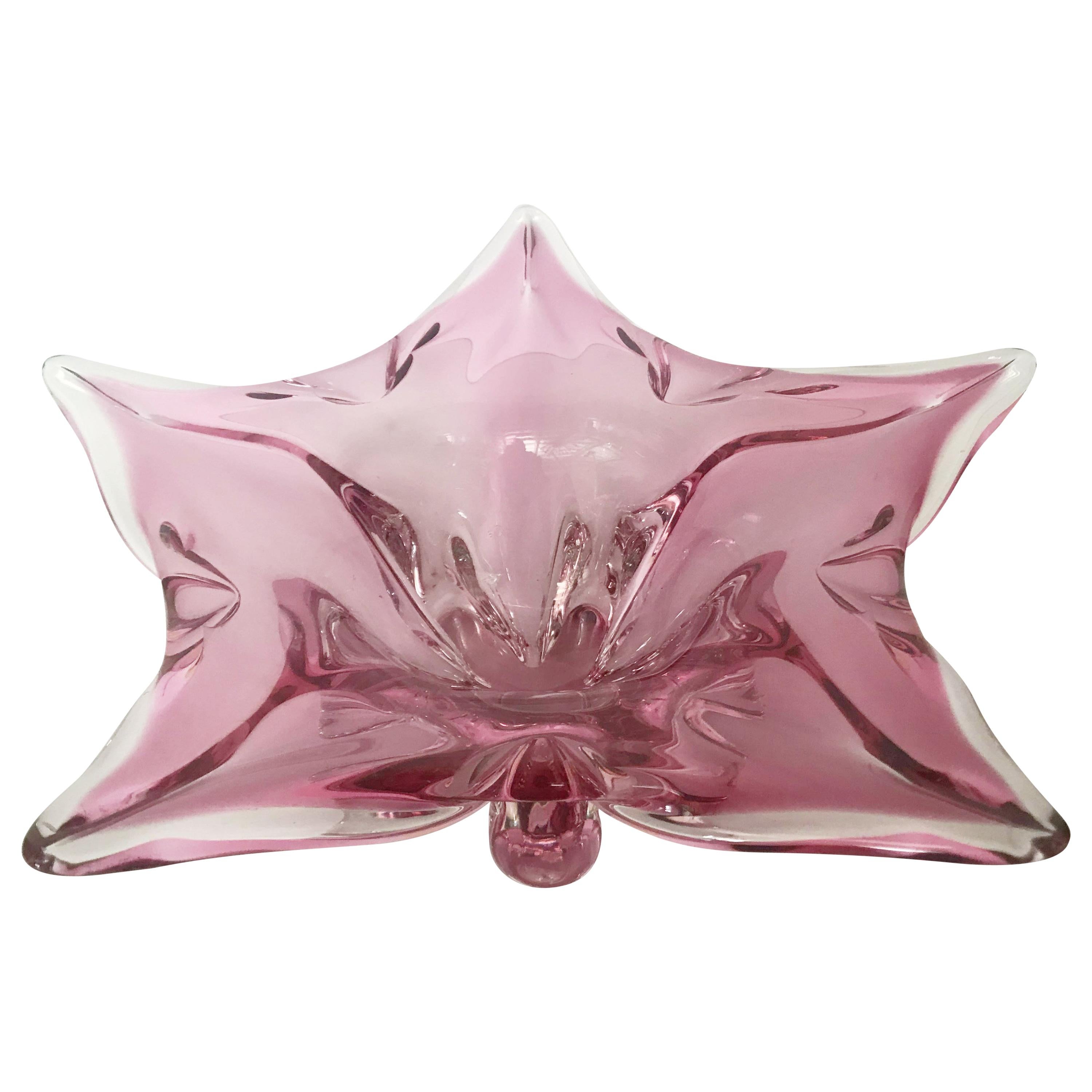 Pink Murano Bowl FINAL CLEARANCE SALE