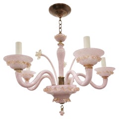 Pink Murano Chandelier