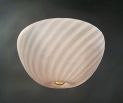 Monture encastrée rose de Murano par Barbini