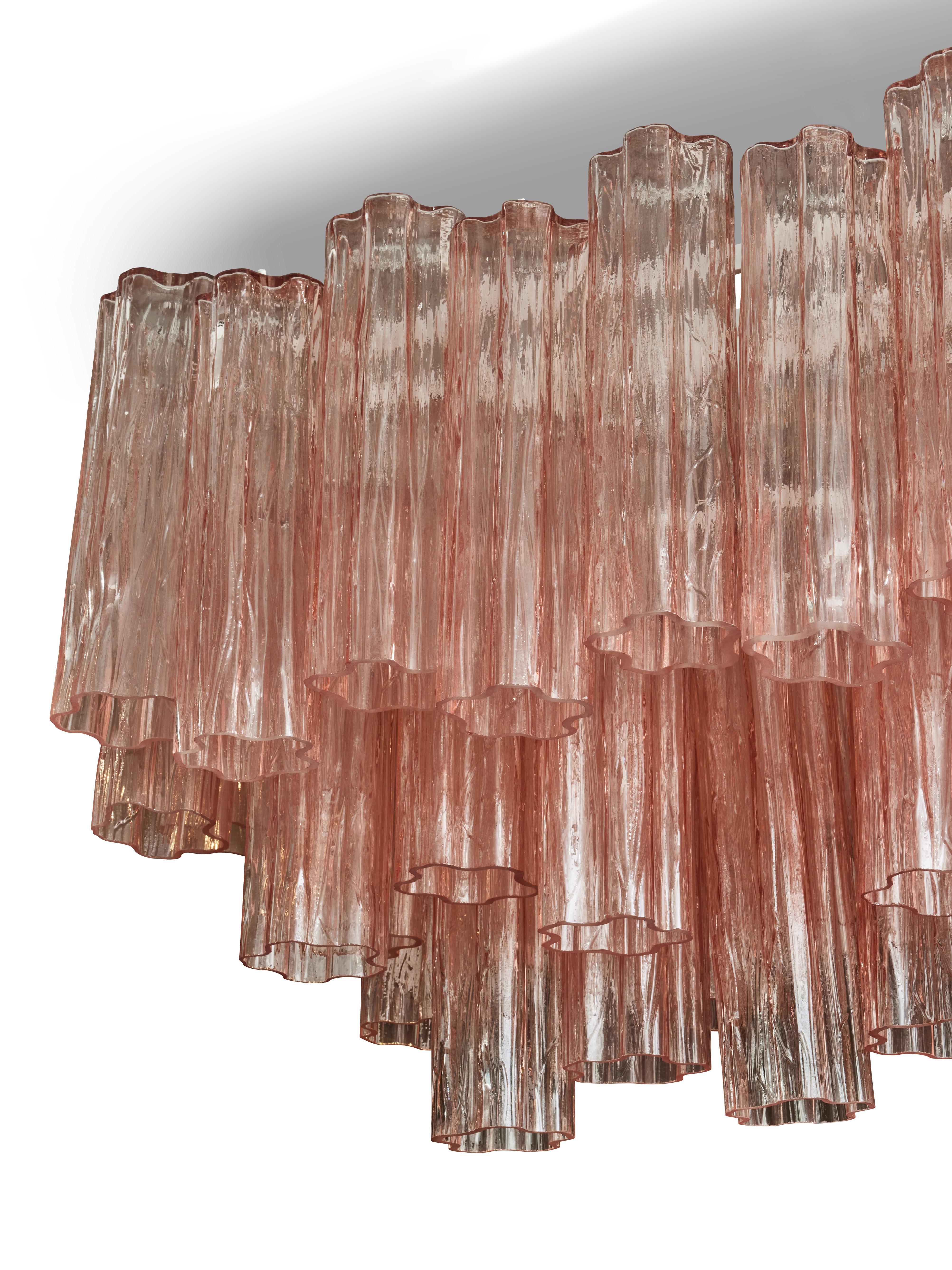 Pink Murano Glass by Studio Glustin In Excellent Condition For Sale In Saint-Ouen (PARIS), FR