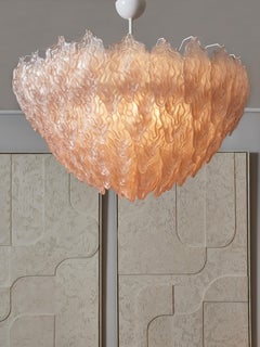 Pink Murano Glass Chandelier by Studio Glustin