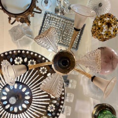 Pink Murano Glass Chandelier
