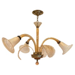 Pink Murano Glass Chandelier