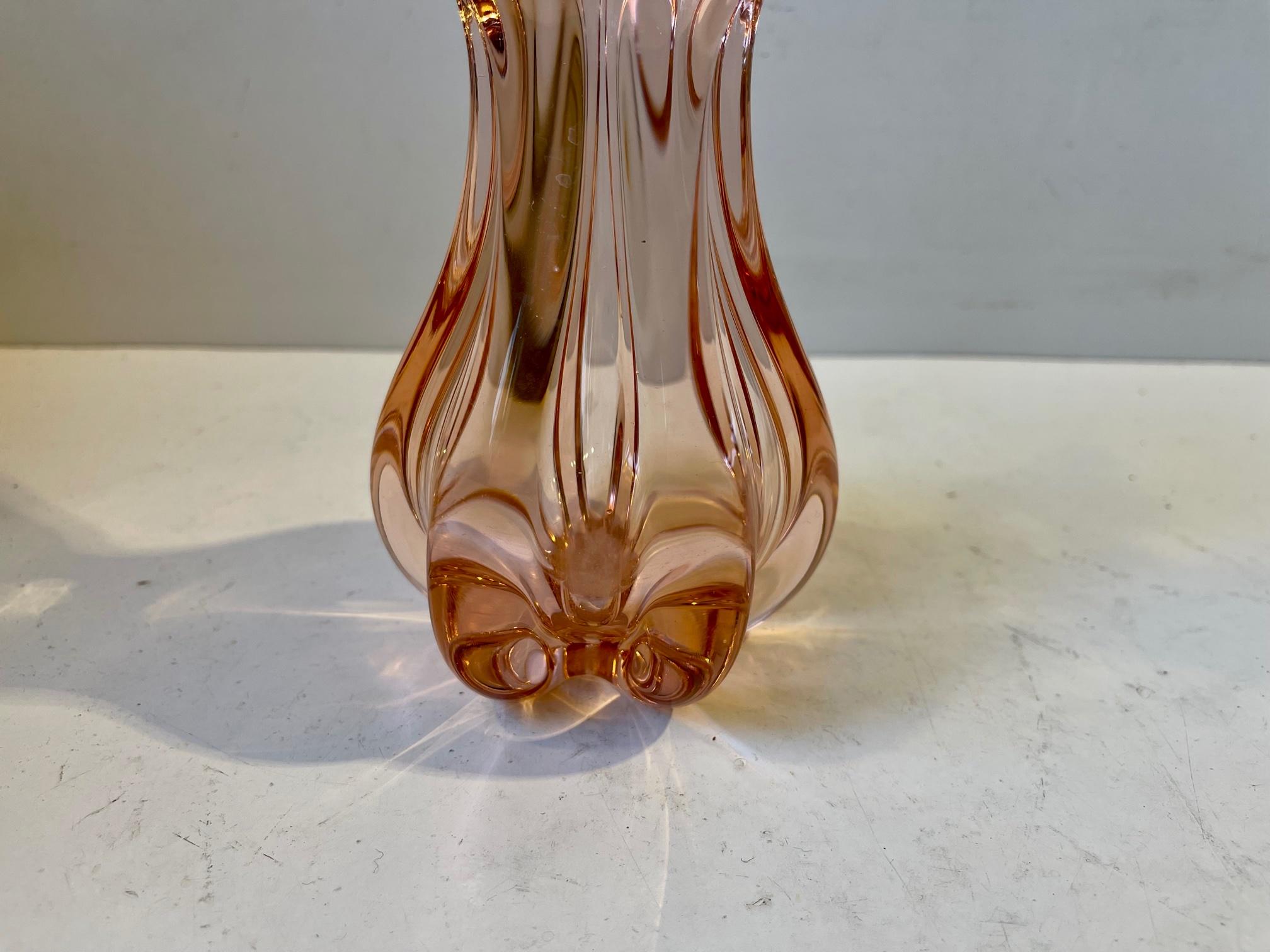 Pink Murano Glass from Seguso, 1960s In Good Condition For Sale In Esbjerg, DK