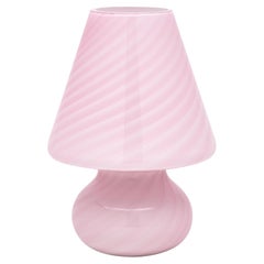 Pink Murano Glass “Fungo” Lamp