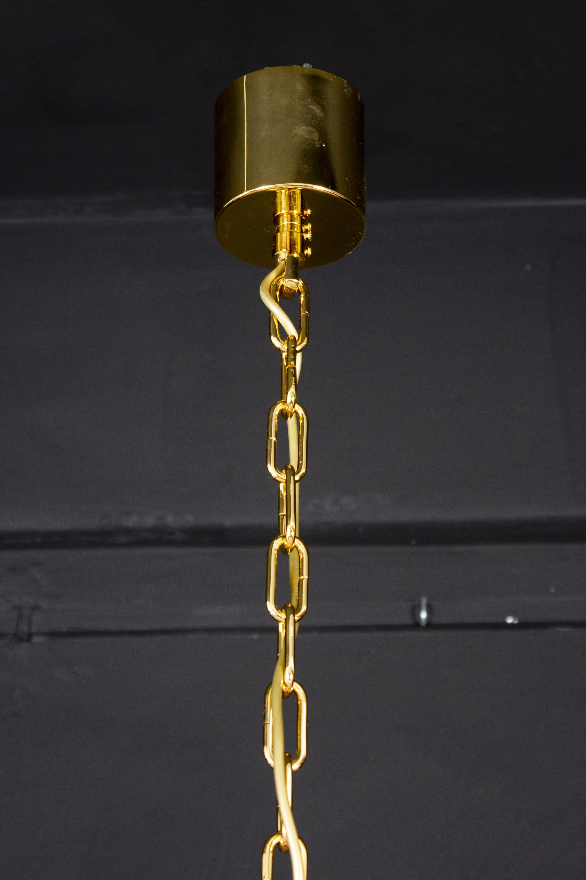 Pink Murano Glass Polar Chandelier, Italy, 1970s en vente 7