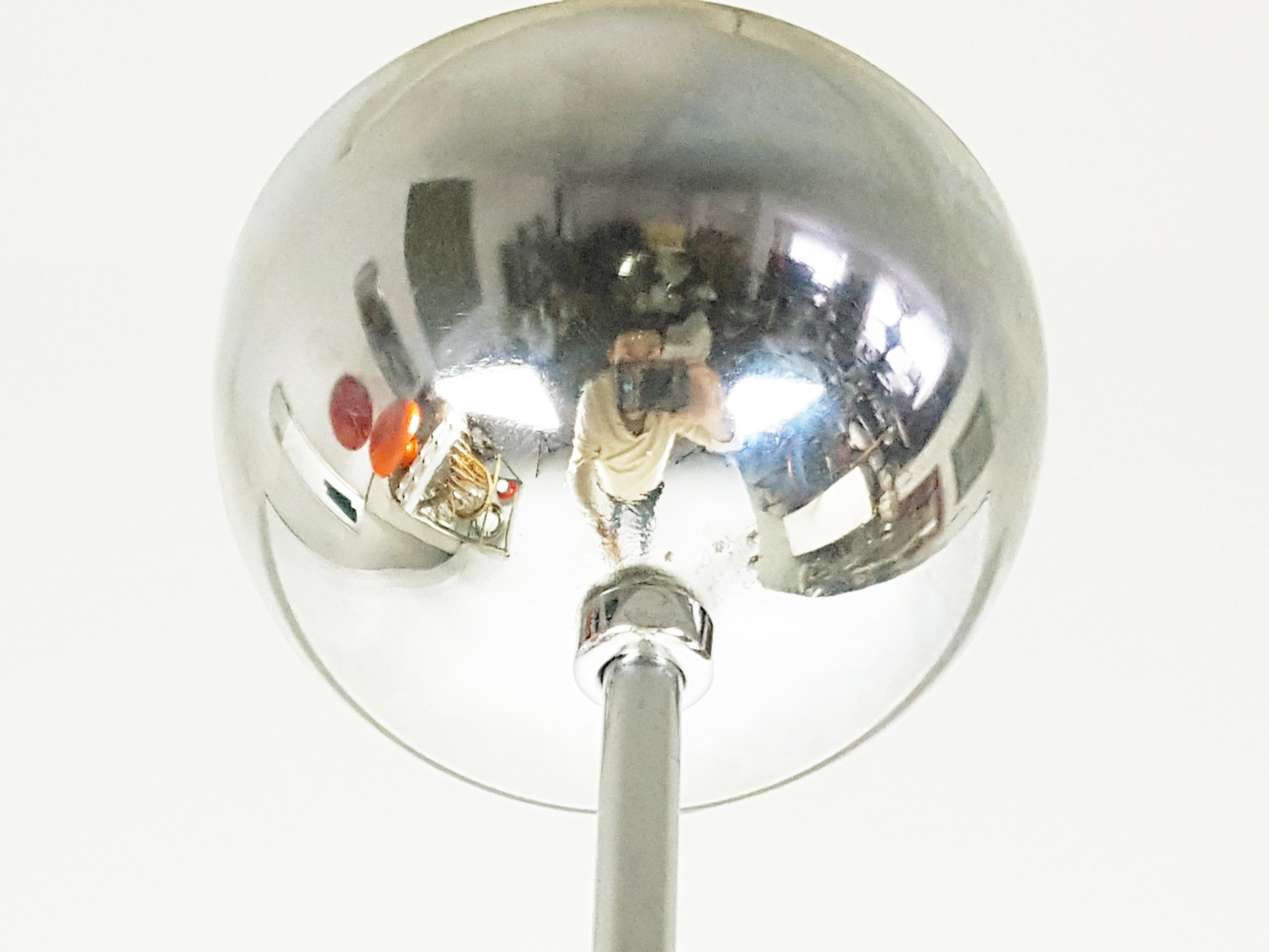 Late 20th Century Pink Murano Glass Shade and Chrome-Plated Brass 1970s Pendant Lamp