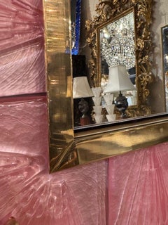 Pink Murano Glass Shell Mirrors