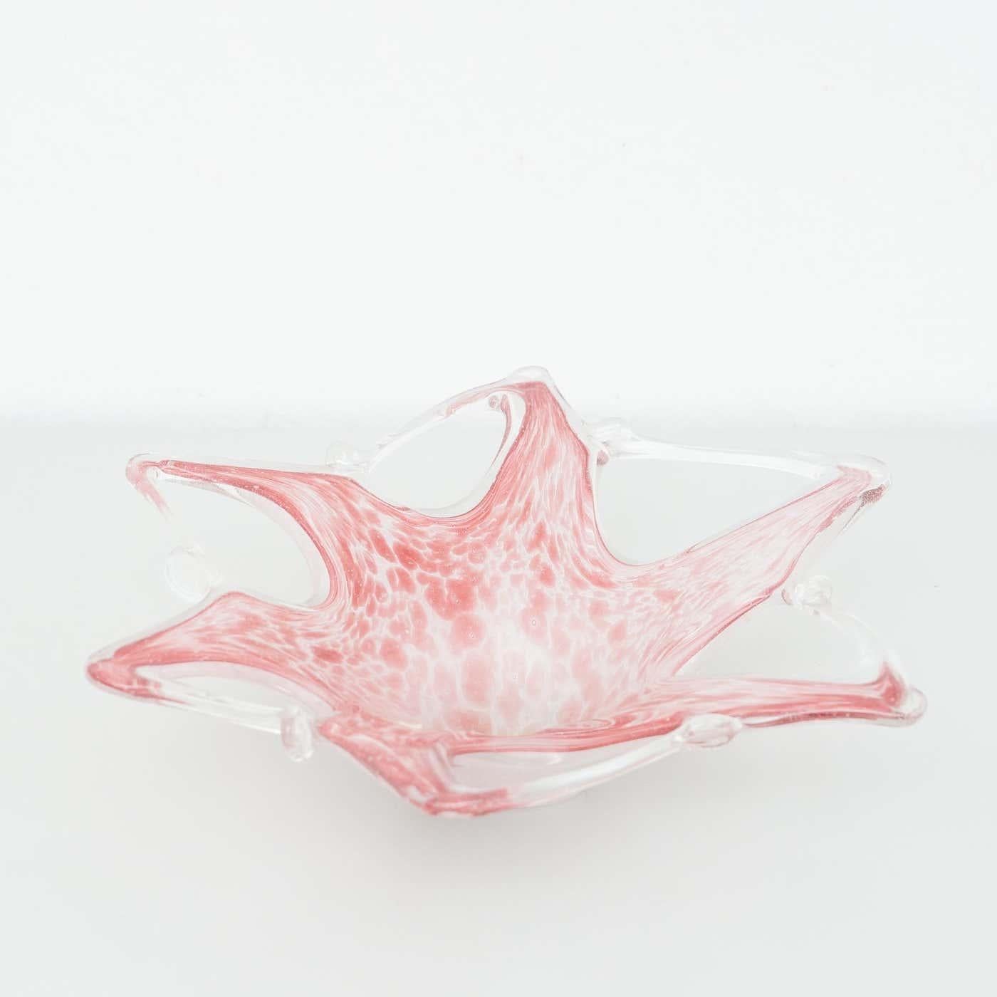 French Pink Murano Glass Vase, circa 1970 For Sale