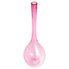 Vintage Pink Murano Glass Vase