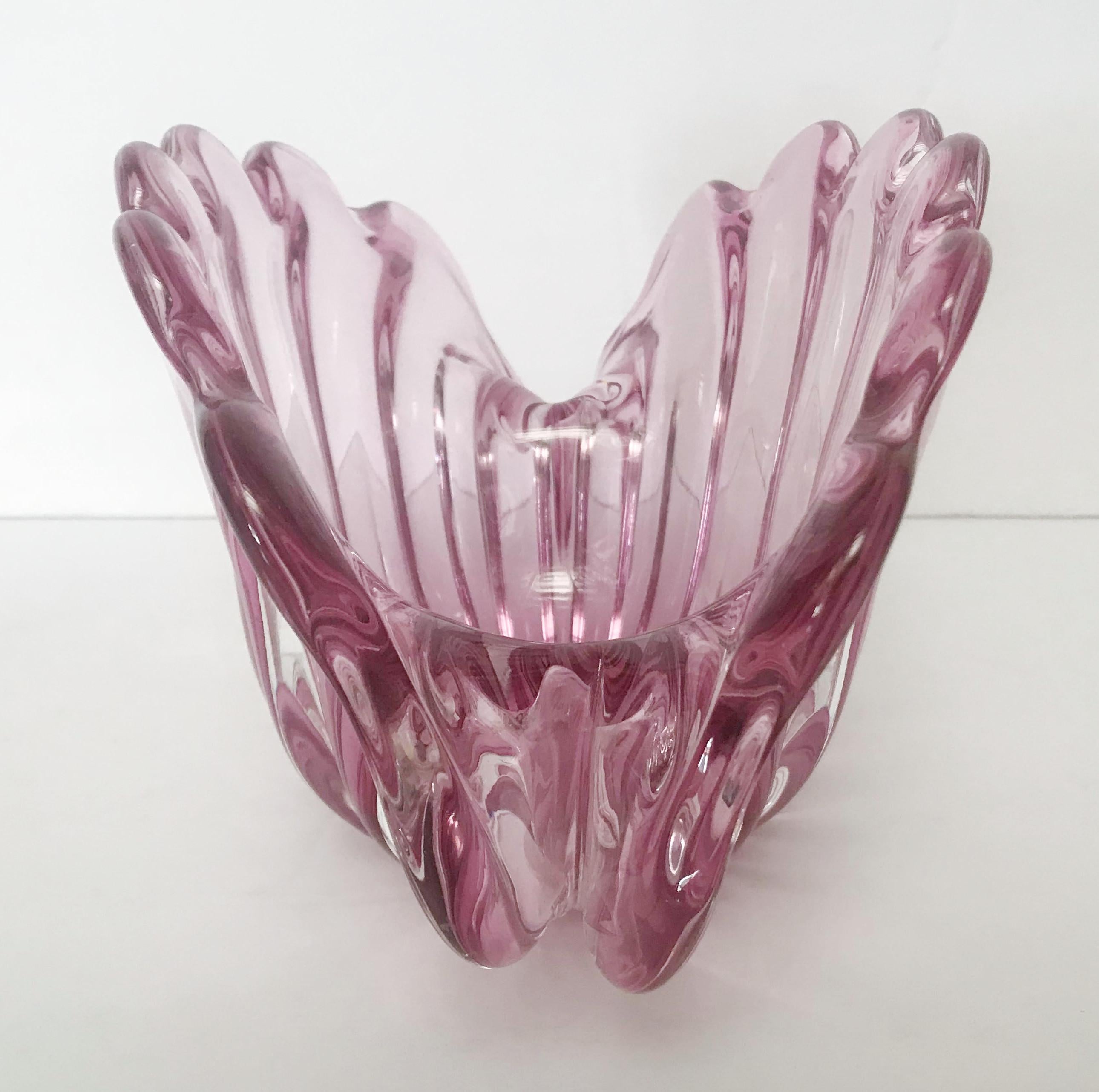 Conchiglia di Murano rosa in saldo finale 2