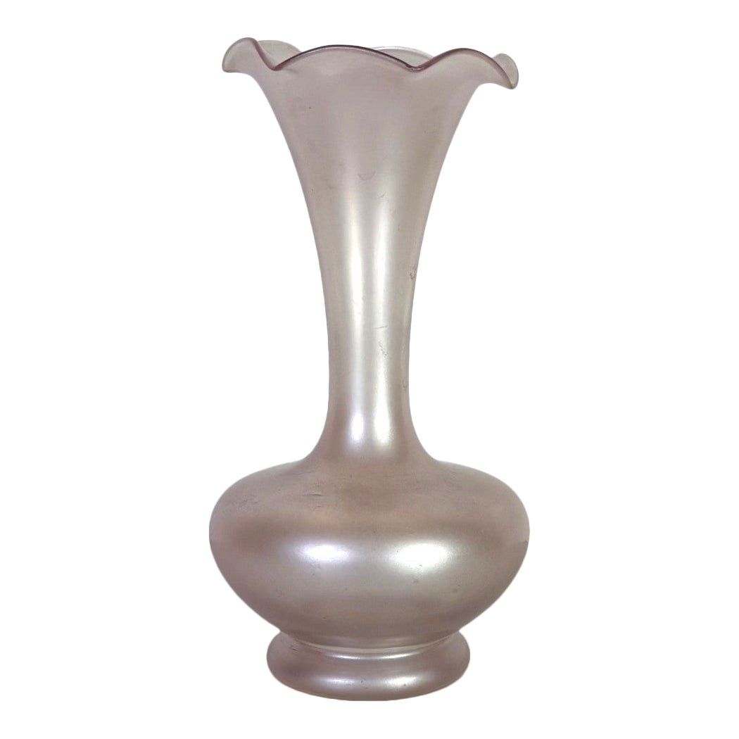 Vase Murano rose en vente