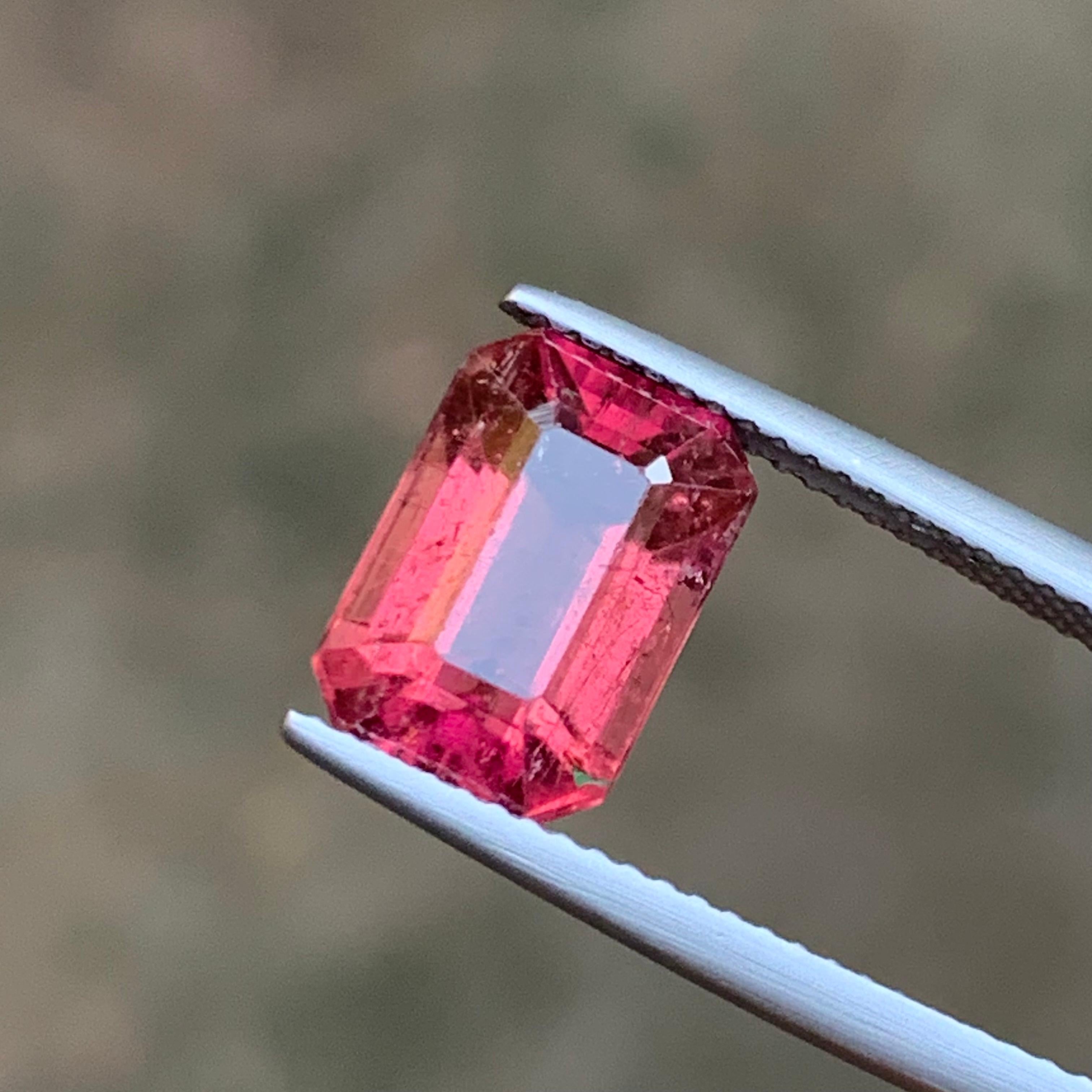 Pink Natural Rubellite Tourmaline Loose Gemstone  for Ring, or any other Jewelry Setting-Emerald Cut from Kunar Afghanistan!!

💎 GEMSTONE TYPE: Rubellite Tourmaline 
⚖️ WEIGHT: 4.45 Carats
🪚 SHAPE & CUT: Emerald Cut
📏 SIZE (MM): 11.11 x 7.74 x