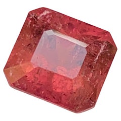 Pink Natural Rubellite Tourmaline Ring Loose Gemstone 5.85 Ct Octagon Cut-Jewel