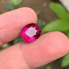 Rosa Natürlicher Rubellit Turmalin Ring, Anhänger Lose Edelstein 7,50 Ct Cushion