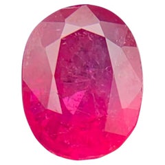 Rosa natürlichen Rubin Ring lose Edelstein 0,75 Ct Oval Kissenschliff für Schmuck