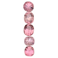 Pink Natural Tourmaline Loose Gemstones Lot 4.80Ct Oval Cushion Cut for Jewelry